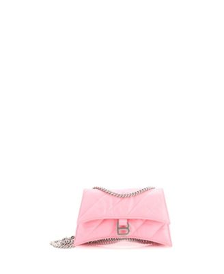 XS Crush Chain Flap Bag Quilted Crushed Calfskin