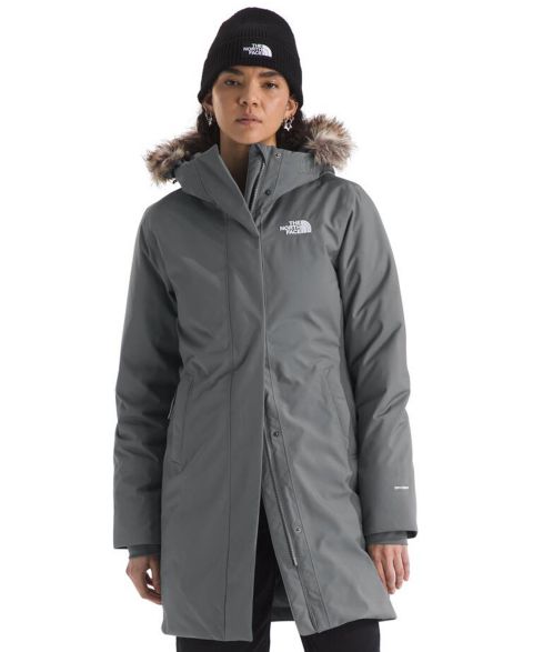Женская куртка The North Face Arctic Hooded, цвет: Дымчатый жемчужный