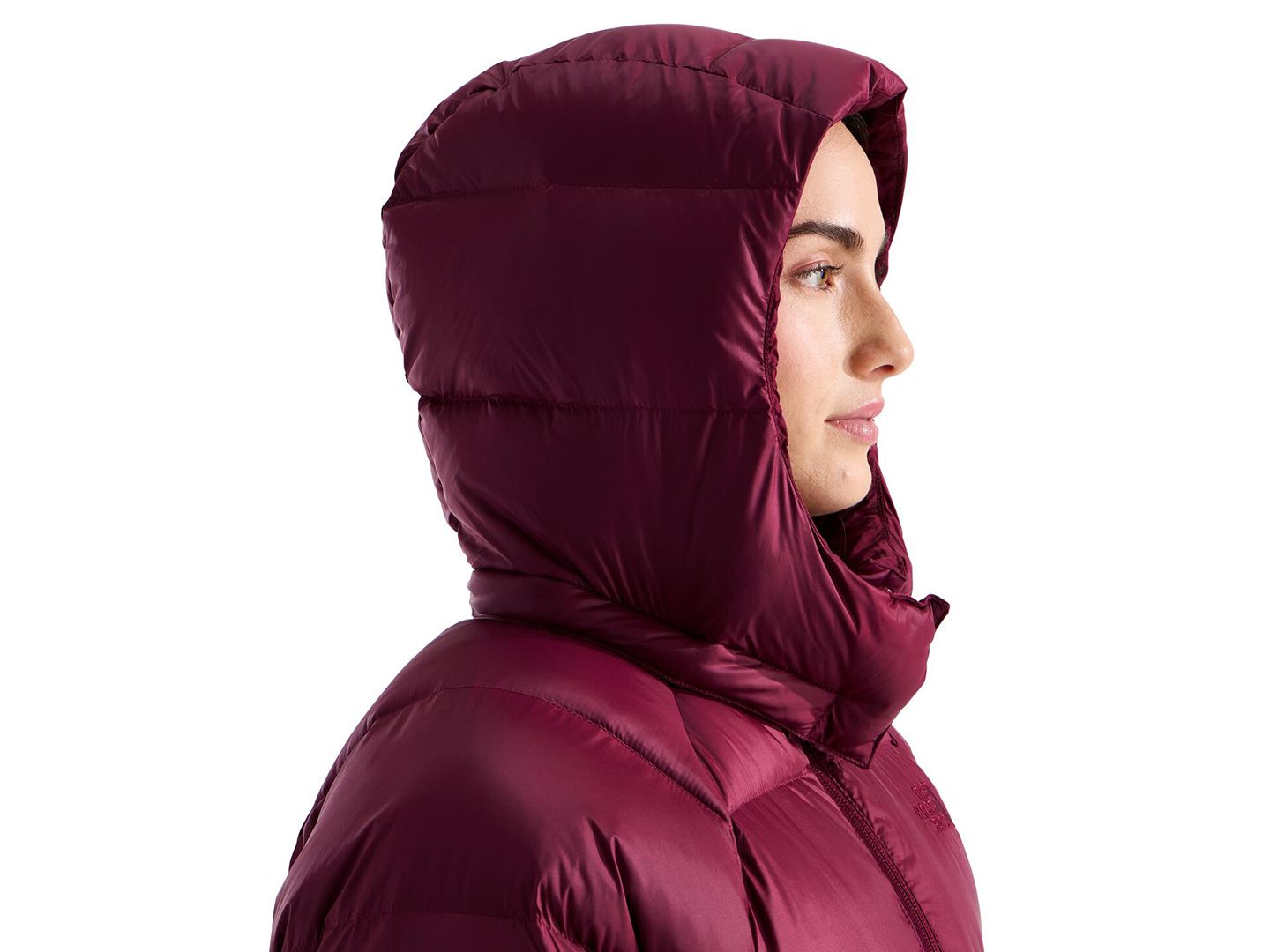 Женская куртка The North Face Hydrenalite City Long Down Parka, цвет: Антрацитовый серый — фото 8