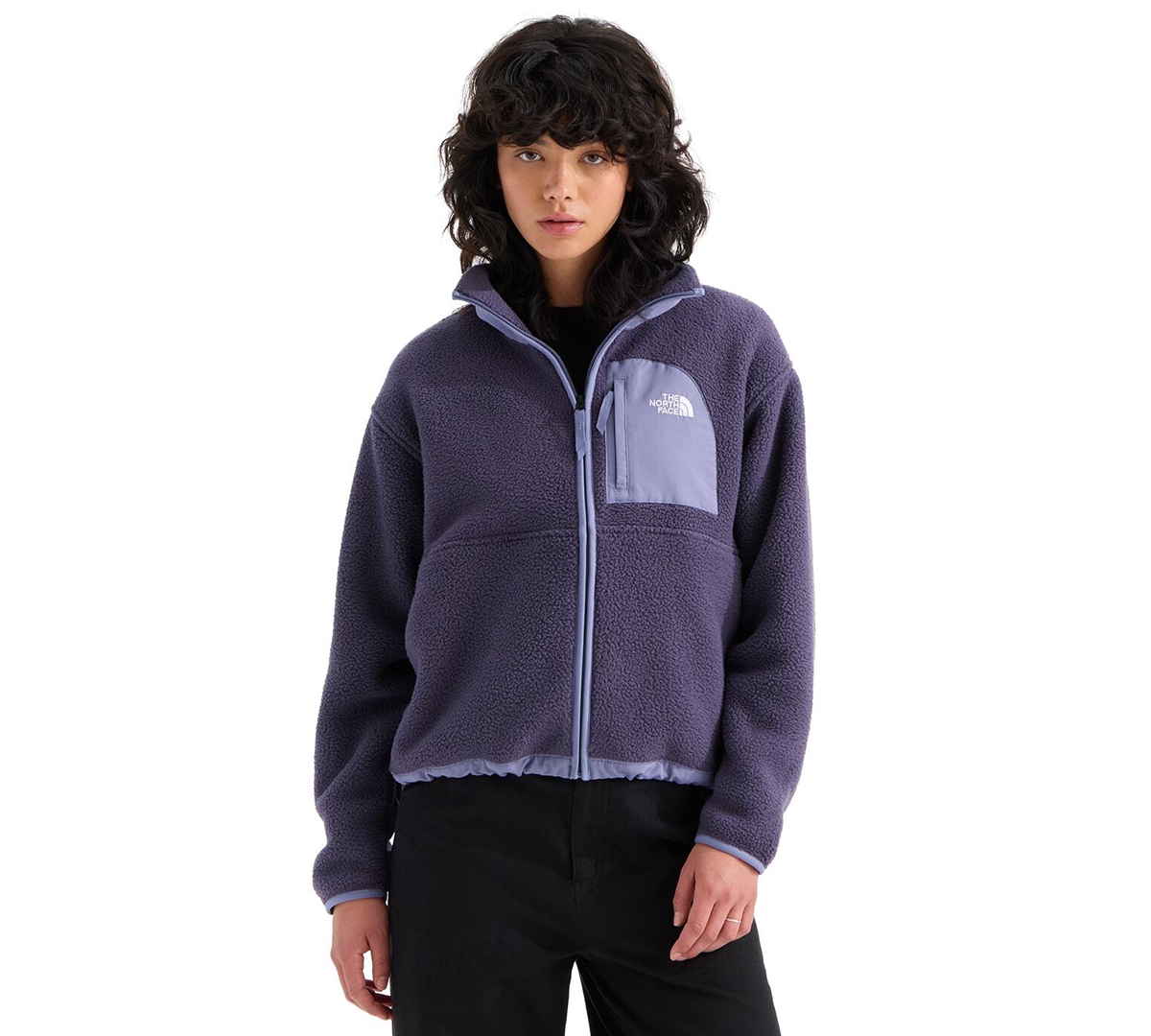 The North Face Women’s Yumiori Off Peak Full Zip Fleece Jacket (Size: XXL): Endless Dusk/Grounded Plum