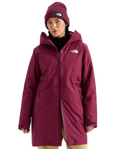 Женская куртка The North Face Hikesteller Insulated Parka, цвет: Бордовый