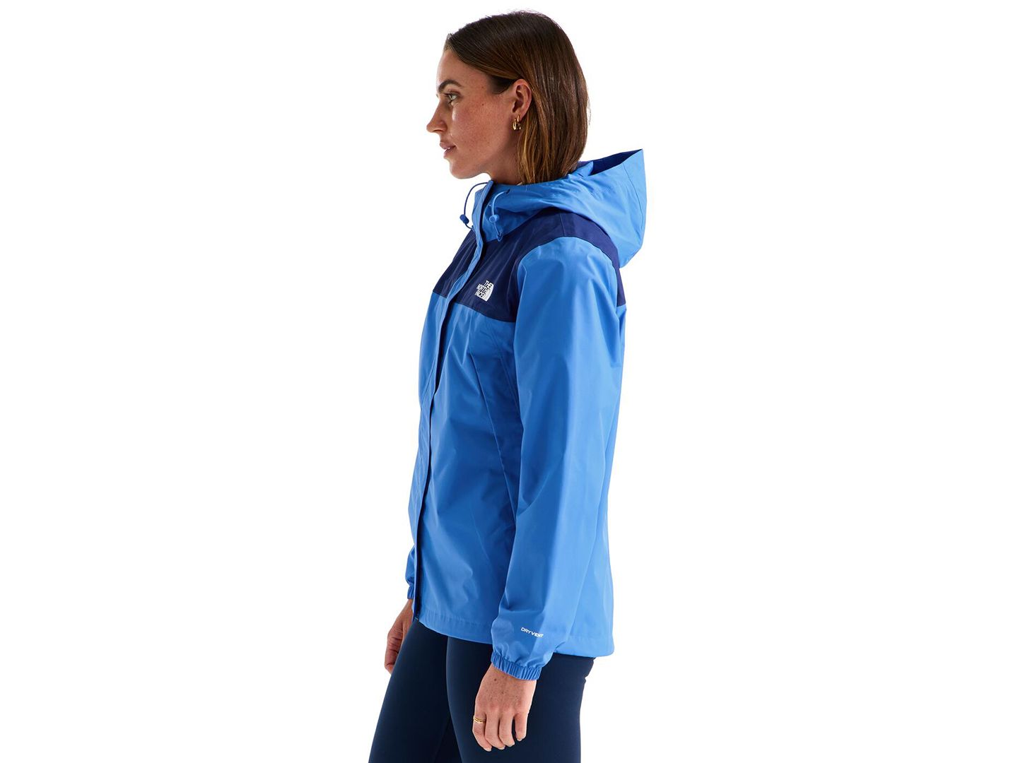 Женская куртка The North Face Antora Hooded Rain Jacket, цвет: Синий — фото 3