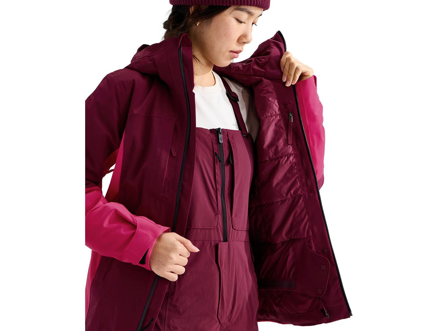 Женская куртка The North Face Mount Bre Ski Hooded, цвет: Чёрный — фото 9