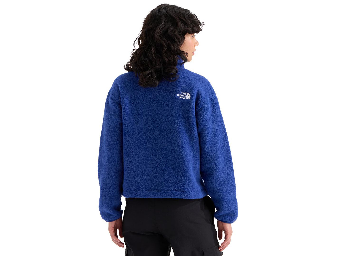 Женская флисовая куртка The North Face TNF Fleeski на молнии, цвет: Сливовый — фото 7