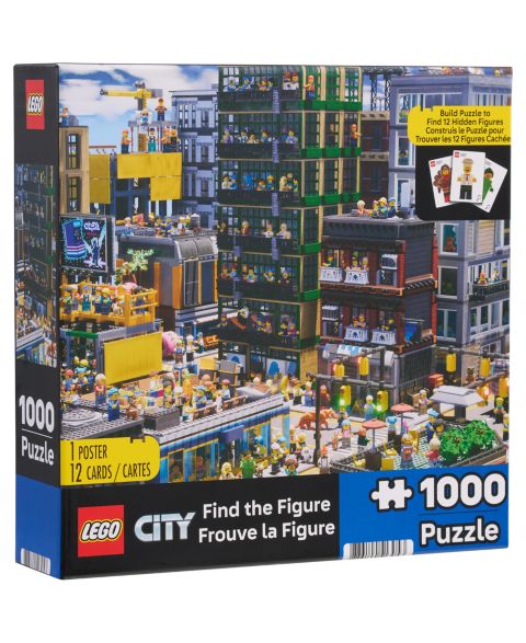 Детский пазл LEGO City Find the Figure 1000-Piece Puzzle, от 8 лет