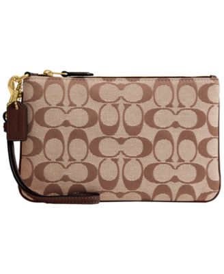 Essential Small Signature Jacquard Wristlet