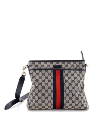 Small Front Pocket Web Messenger GG Canvas
