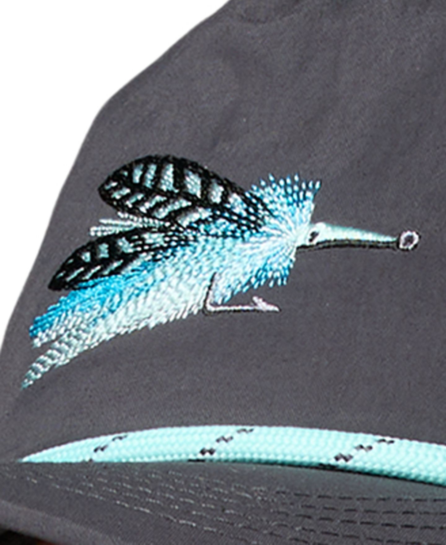 Мужские головные уборы Columbia Bonefish Flats™ Snapback Hat, цвет: Shark/Gulf Stream/Fly — фото 3