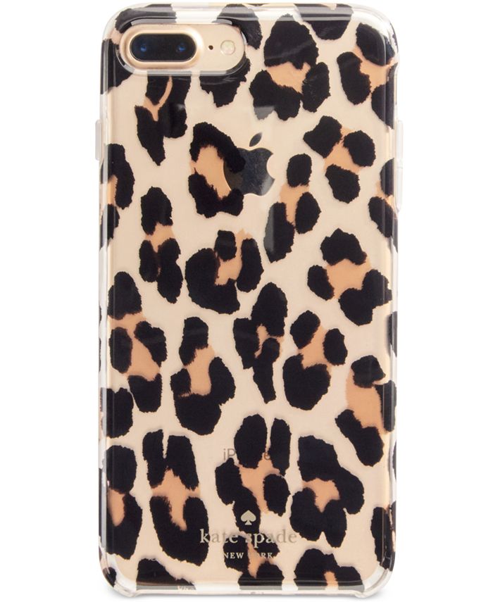 kate spade new york Leopard Clear iPhone 7 Plus Case & Reviews - Handbags &  Accessories - Macy's