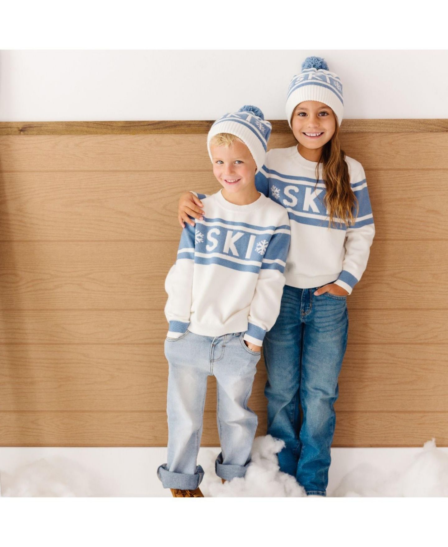 Детский свитер Sweet Wink Intarsia Crewneck Long-Sleeve, цвет: Кремовый — фото 2