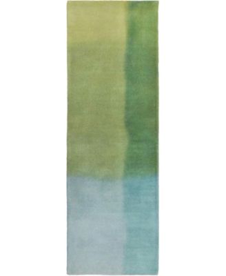 Piazza 7283 Watercolors 2'3" x 8' Runner Area Rug