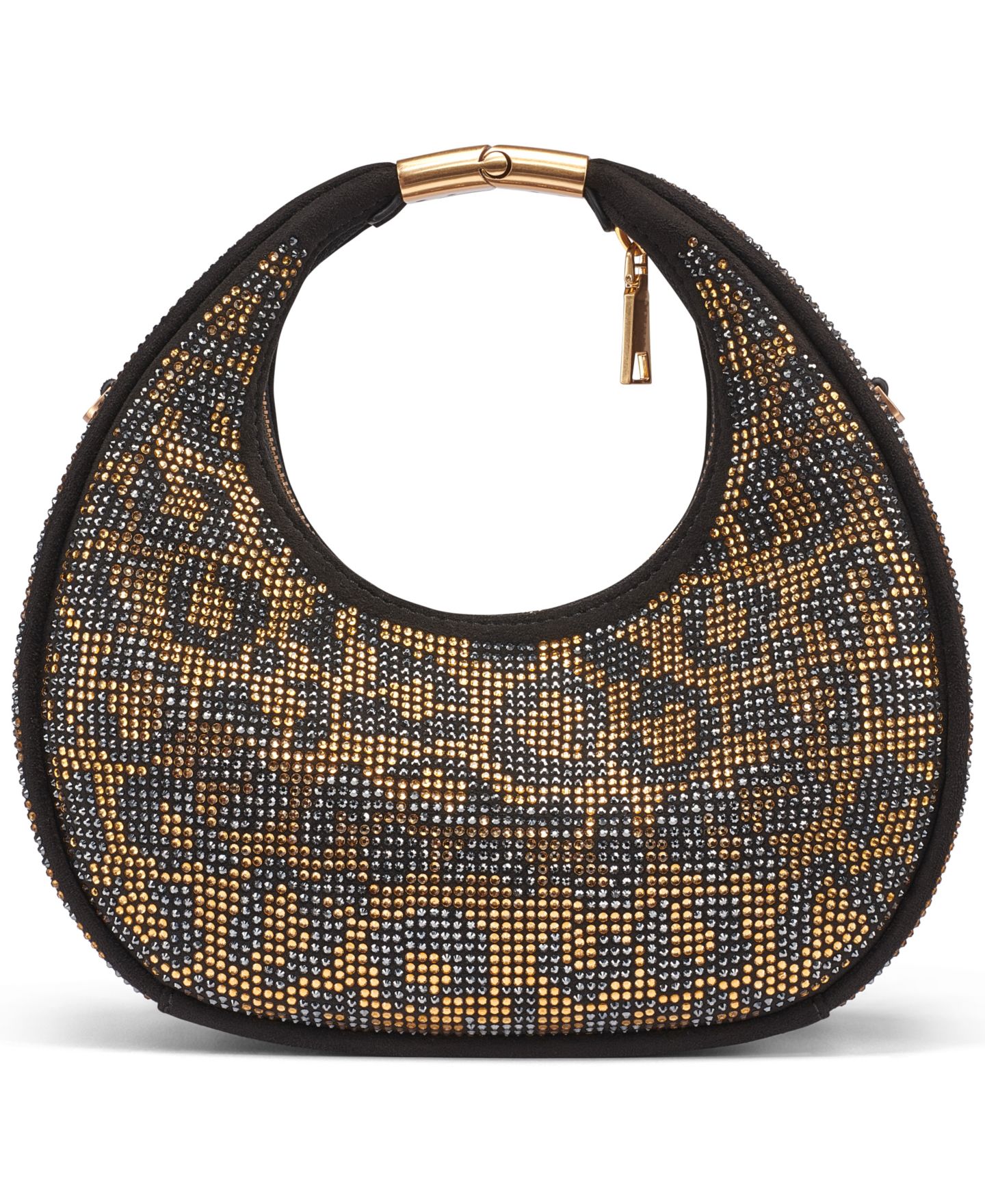 Женская сумка DKNY Margot Rhinestone Small Adjustable Strap Crossbody Handbag, цвет: Леопардовый — фото 2