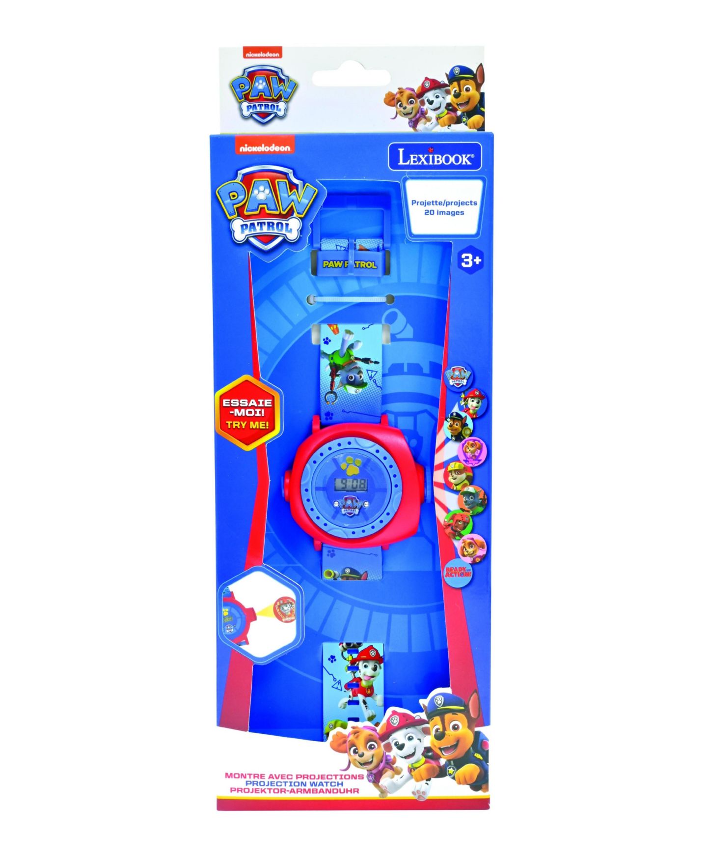 Детские часы Paw Patrol Chase Adjustable Projection Digital — фото 8