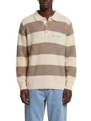 Men's Lando Oversized Polo Long-Sleeve Sweater