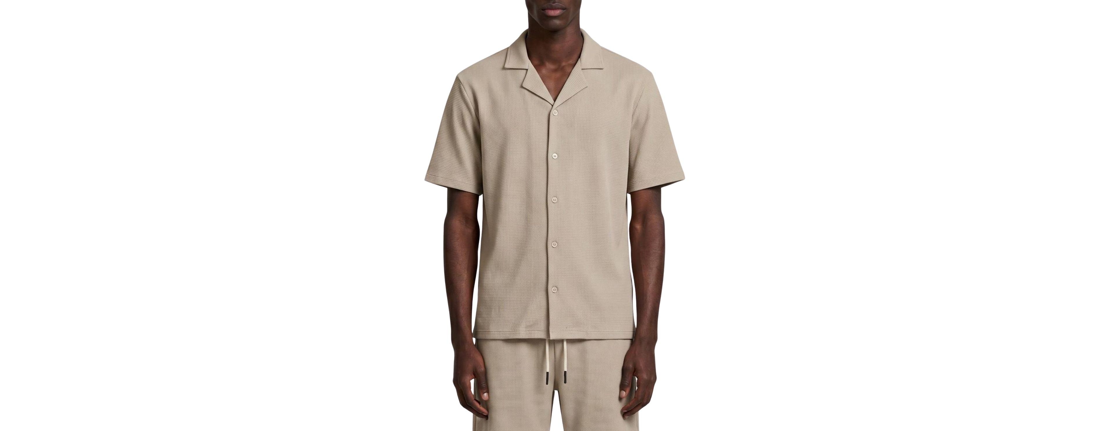 Walker & Hunt Men's Short Sleeve Seersucker Shirt