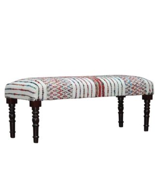 Leg Upholstered Bench