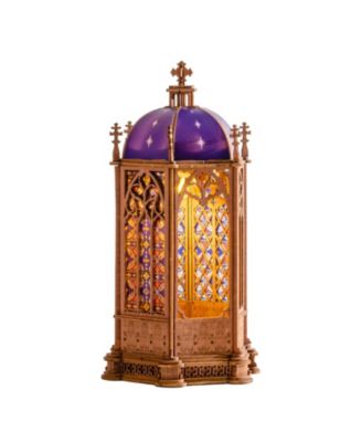 Starry Sky Dome Cathedral 3D Wooden Puzzle with LED Lights, Ages 14+