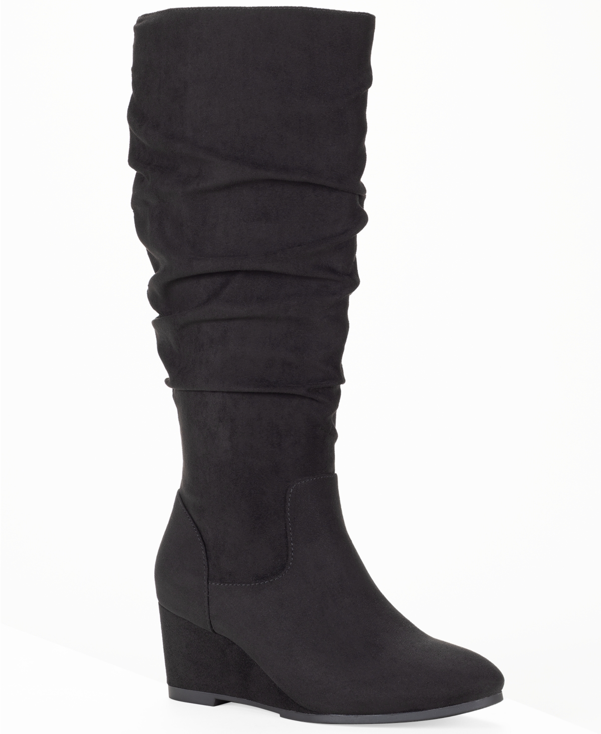 Style & Co Women's Perlaa Knee-High Slouch Memory Foam Boots, Macy's Exclusive - Black