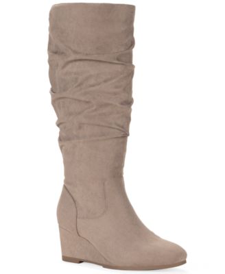 Women's Perlaa Knee-High Slouch Memory Foam Boots