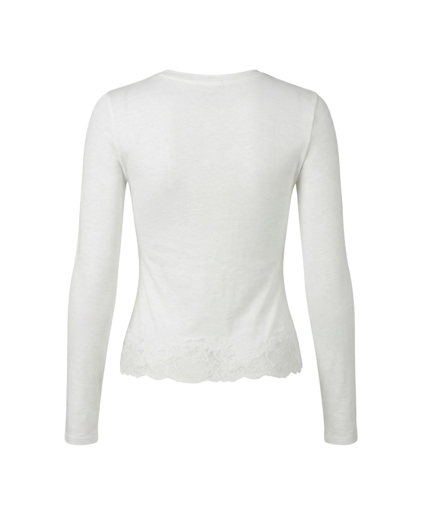 Женский топ Modenaire Henley Long-Sleeve Fitted — фото 5
