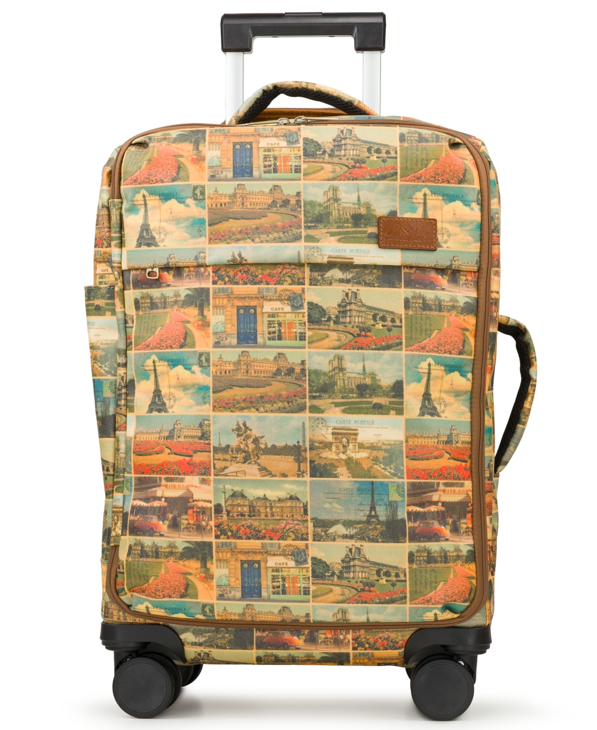 Patricia Nash Large Cagliari Roller Duffel Luggage - Postcards From Paris