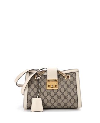 Padlock GG Coated Canvas Chain Tote