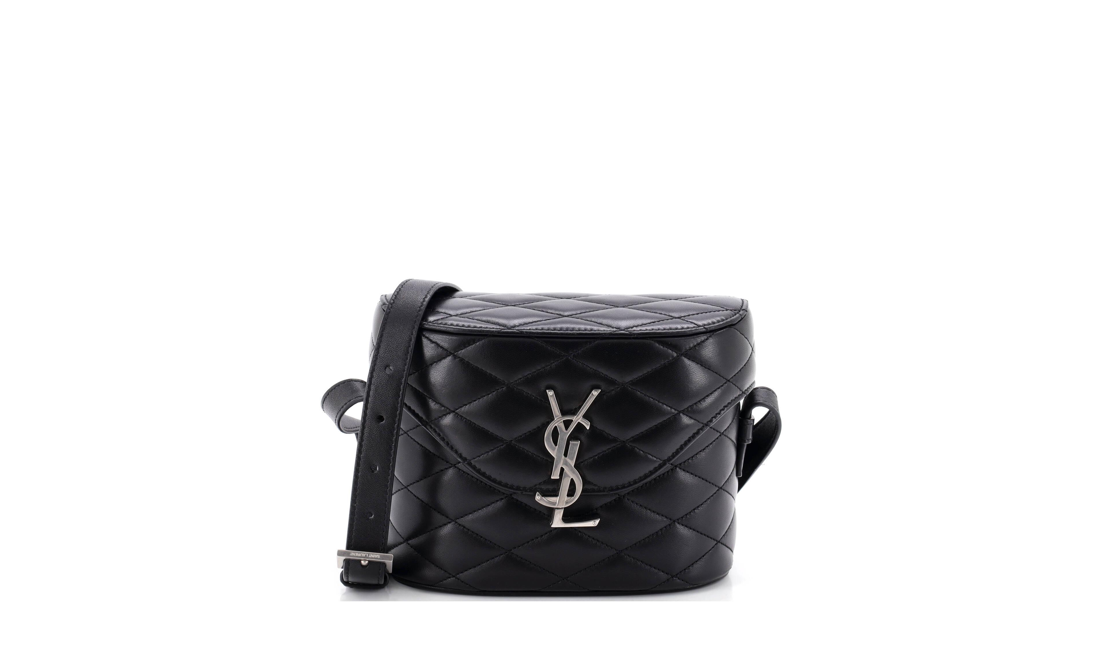 Pre-Owned Saint Laurent June Box Bag Quilted Leather