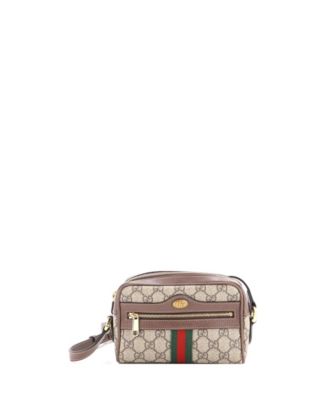 Mini Ophidia Shoulder Bag GG Coated Canvas