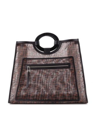 Large Runaway Shopper Tote Zucca Mesh