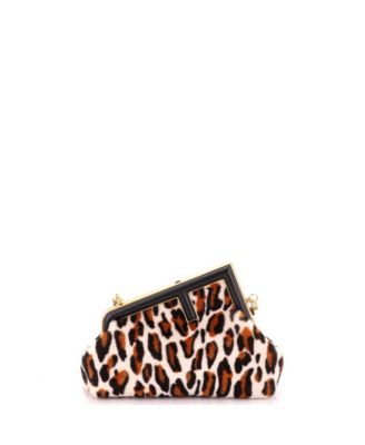 Small First Bag Printed Pony Hair