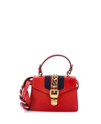 Mini Sylvie Top Handle Bag Leather