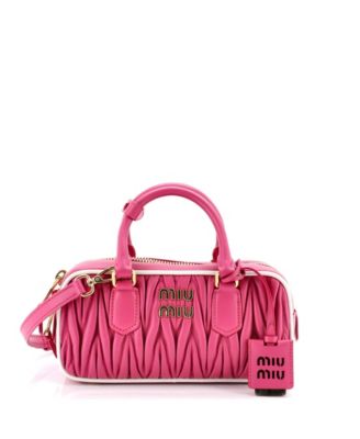 Regular Arcadie Top Handle Bag Matelasse Leather