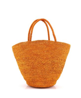 Small Emilie Basket Bag Raffia