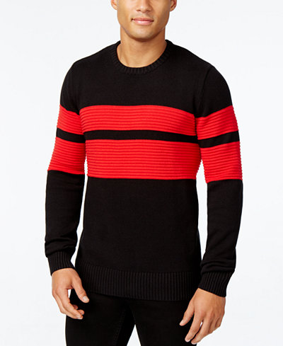 Sean John Men's Stripe Sweater, Only at Macy's