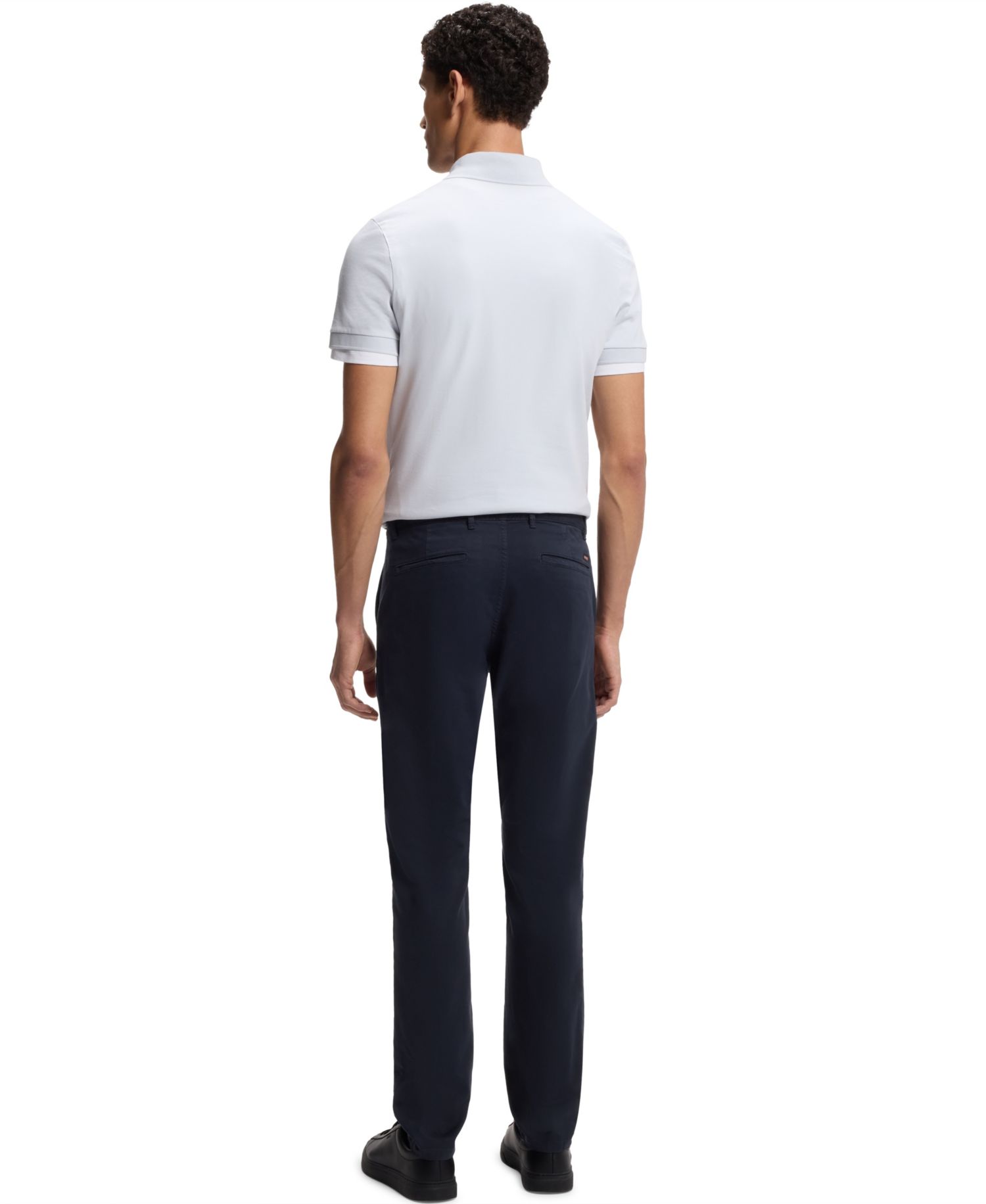 Men's Stretch-Cotton Satin Slim-Fit Chinos