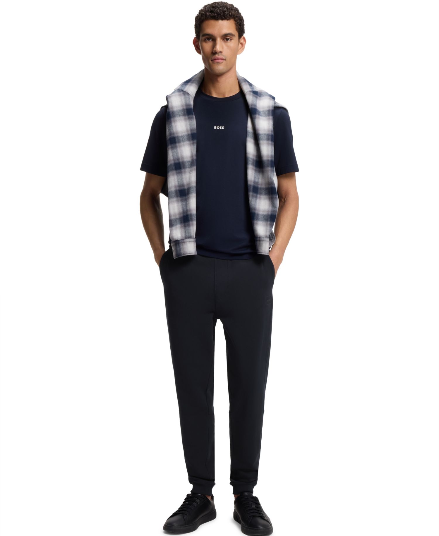 Men's Logo Patch Tracksuit Bottoms