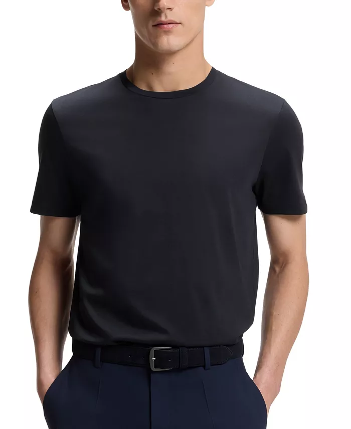 Men's Slim-Fit Mercerized-Cotton T-shirt - thumbnail 4