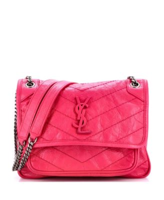Baby Niki Chain Flap Bag Matelasse Chevron Leather