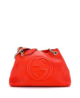Medium Soho Chain Strap Shoulder Bag Leather