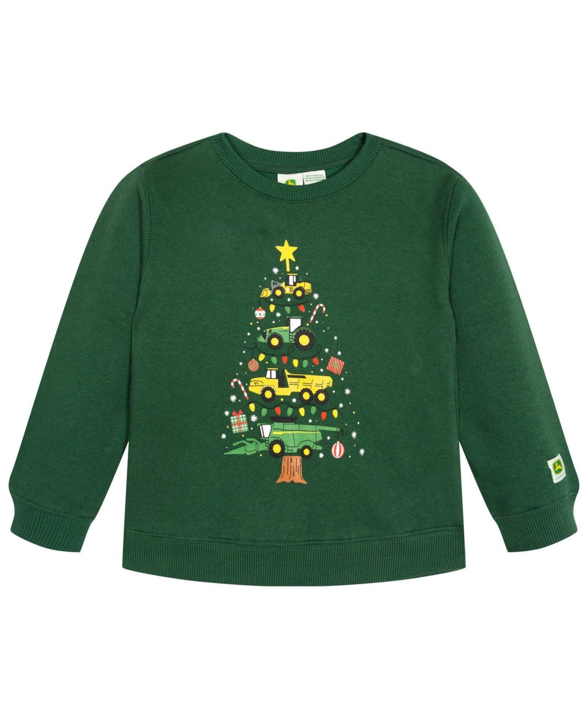 John Deere Baby Boys Boys'18M Holiday Fleece Pullover
