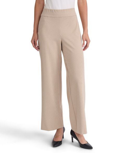 Женские брюки Jones New York High-Rise Wide-Leg Pull-On, цвет: Белый
