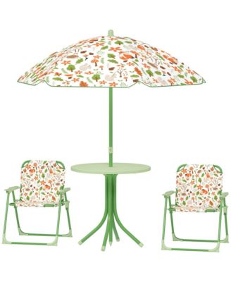 Outdoor Chair, Folding Design, Umbrella for Camping, Travel and Outdoor Activities