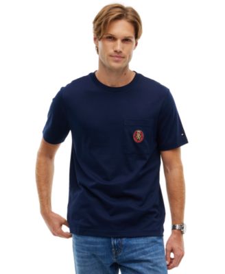 Men's Light Interlock Pocket Crest Regular-Fit T-Shirt
