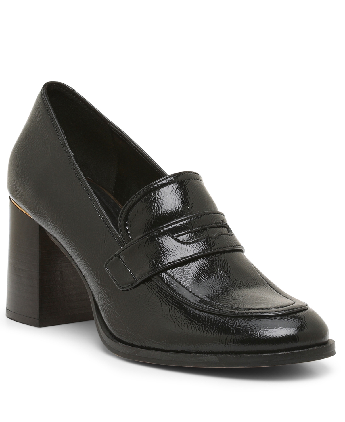 Vince Camuto Women's Geanna Block Heel Almond Toe loafer Pumps