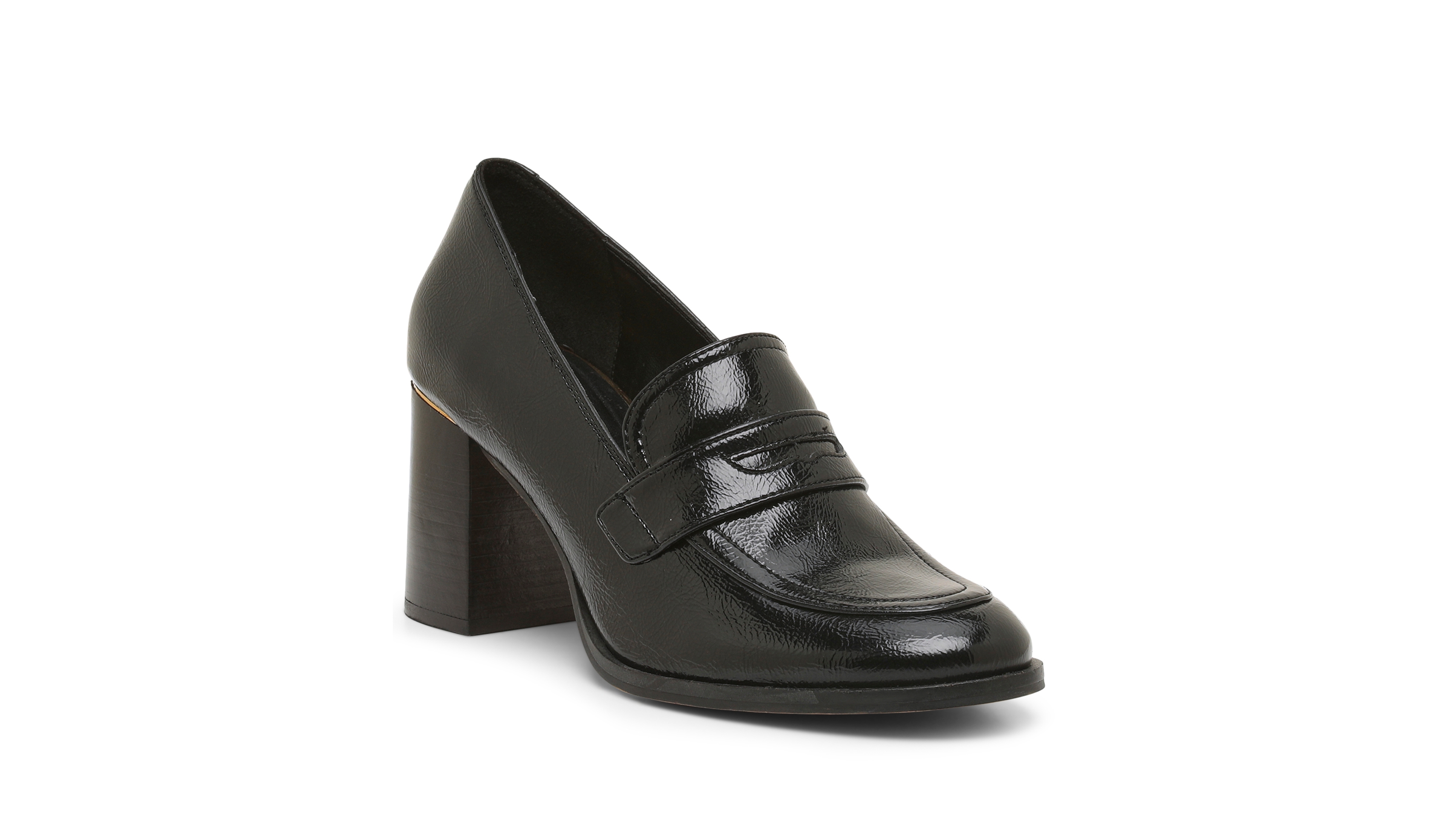 Vince Camuto Women's Geanna Block Heel Almond Toe loafer Pumps