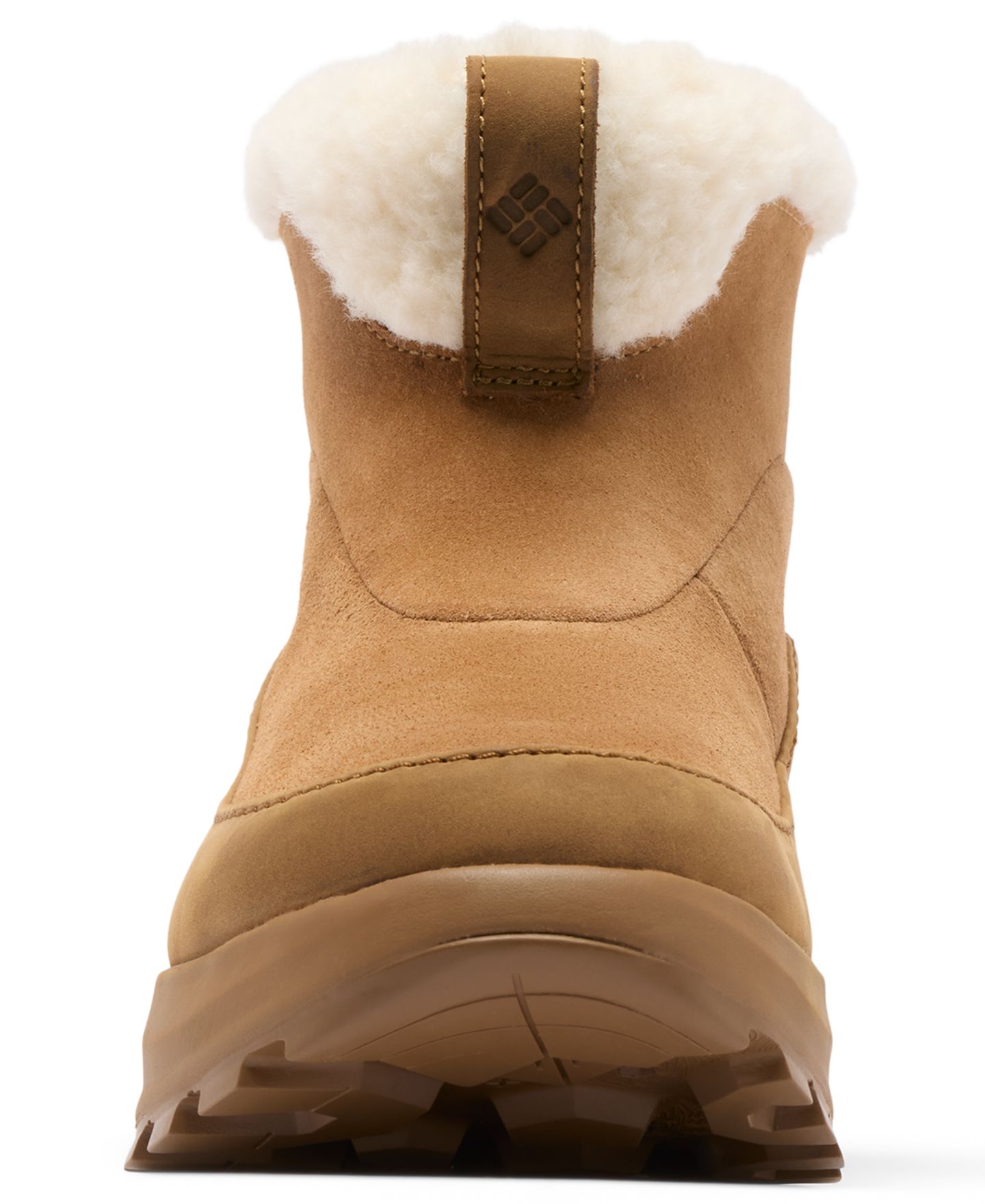 Женские ботинки Columbia Snowtrot Ease™ Slip On Cozy Booties, цвет: Коричневый / Кремовый — фото 10