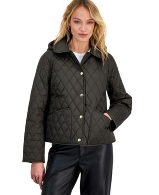 Women's Short Hooded Quilted Coat