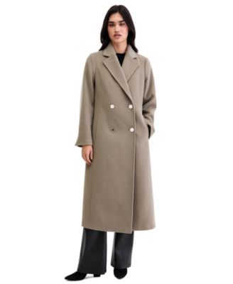 Women's Double-Breasted Maxi Coat