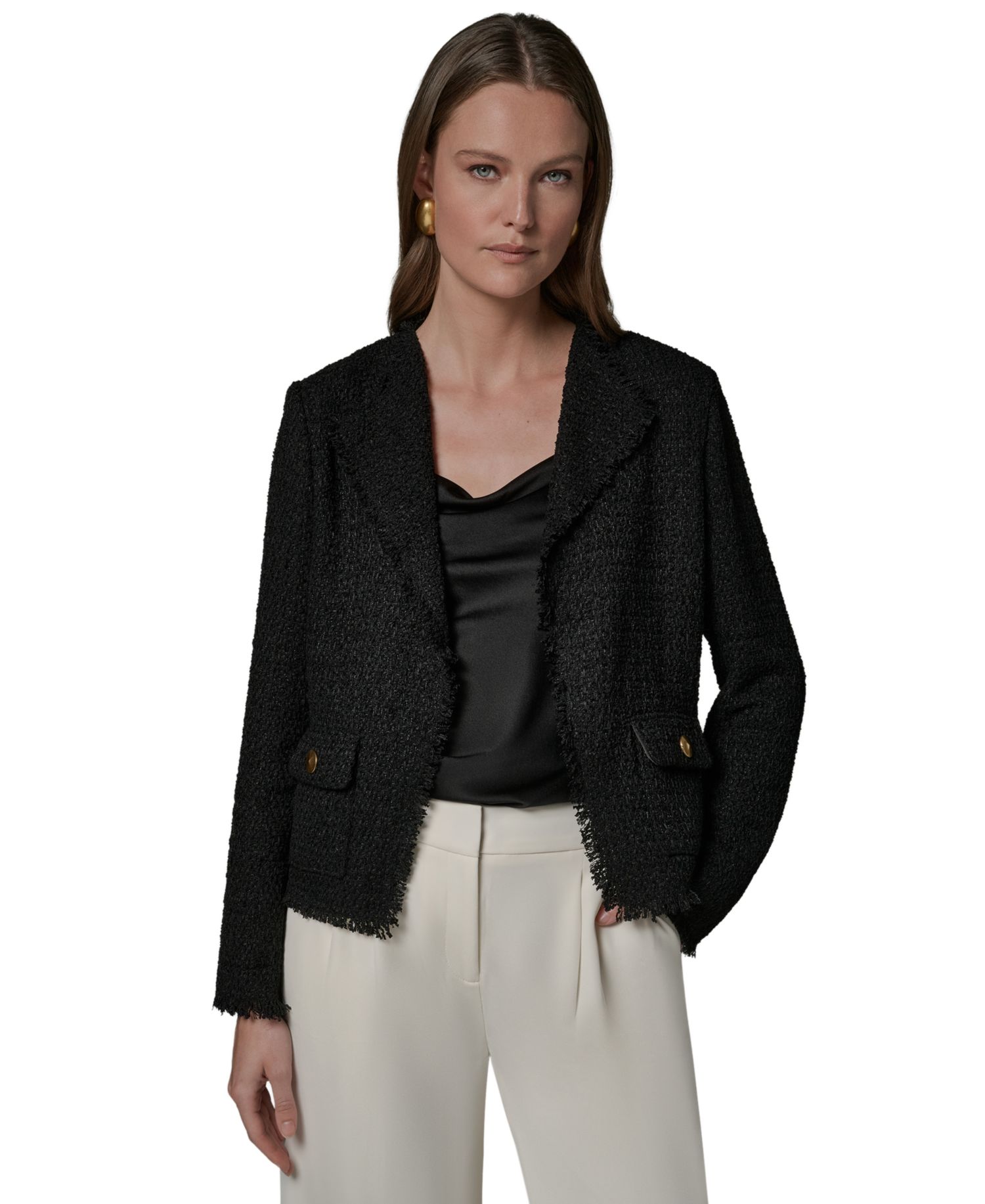 Women's Open-Front Long-Sleeve Jacket