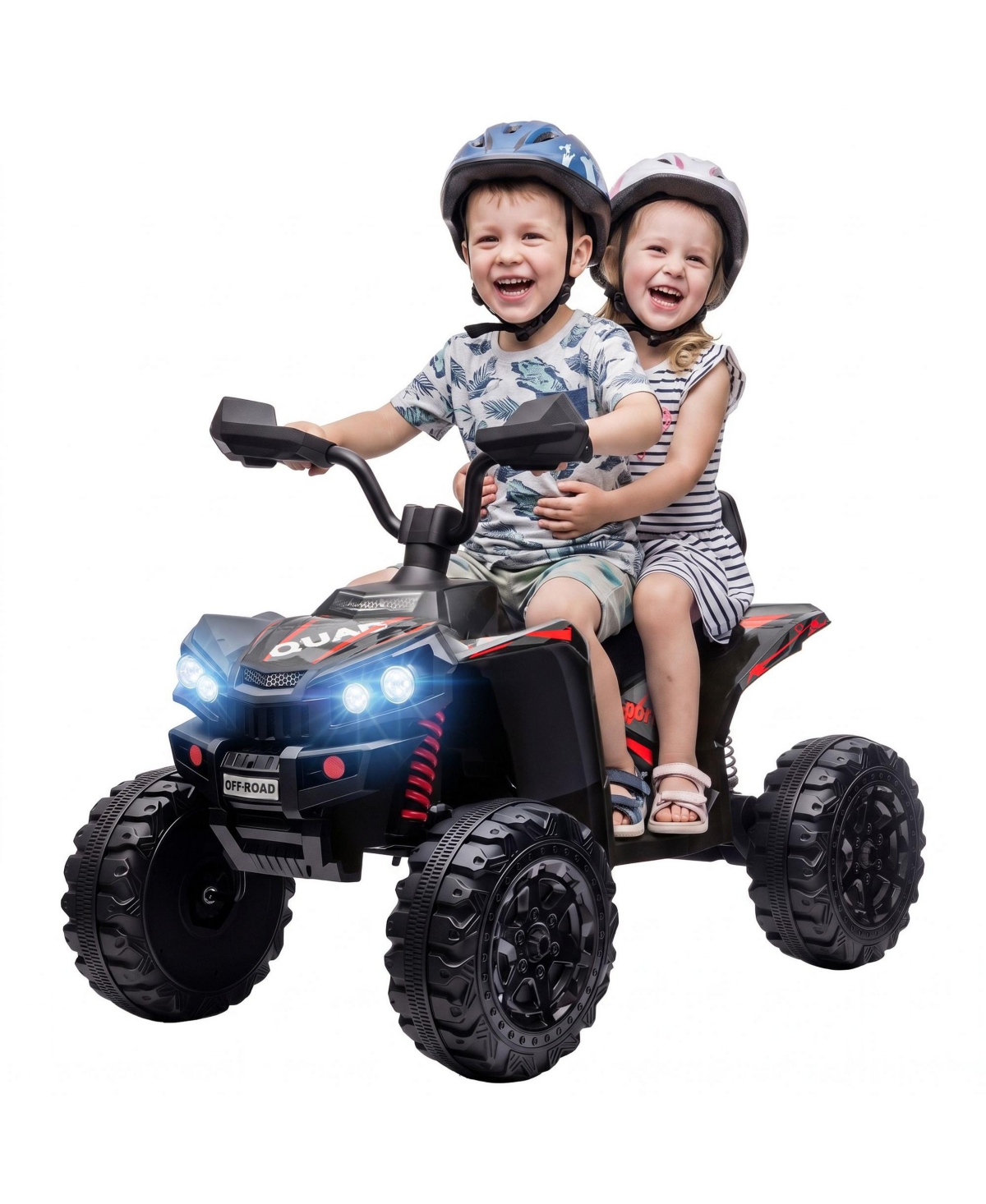 Sevorley Kids Ride-On Atv, 24V, Two-Seat, Ages 3-8